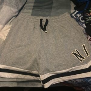 Gray Nike shorts